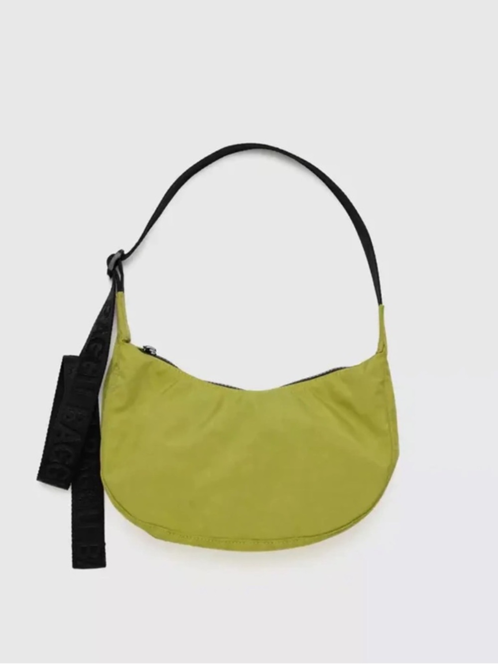 Lemongrass Baggu Small Crescent Shoulder or Crossbody Bag